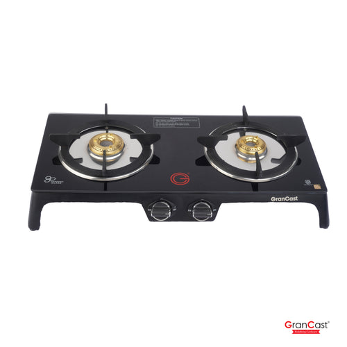 2B TOUGHNED GLASS TOP CAST IRON GAS STOVE