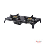 2B TOUGHNED GLASS TOP CAST IRON GAS STOVE