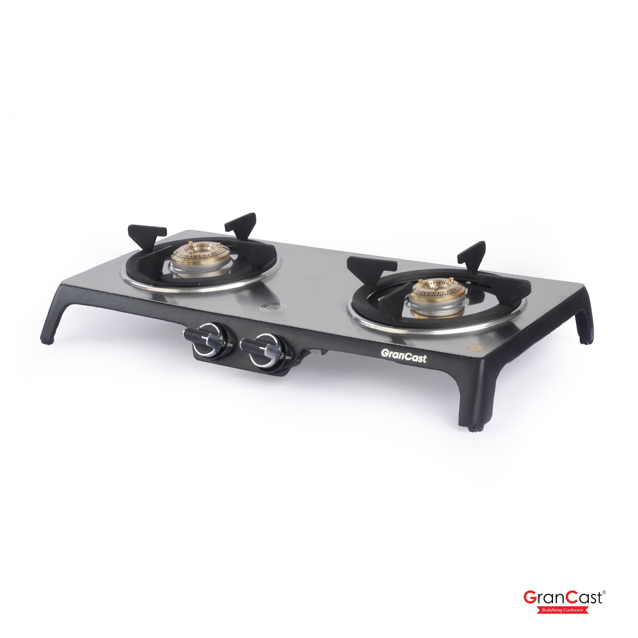 2B STAINLESS STEEL TOP CAST IRON GAS STOVE