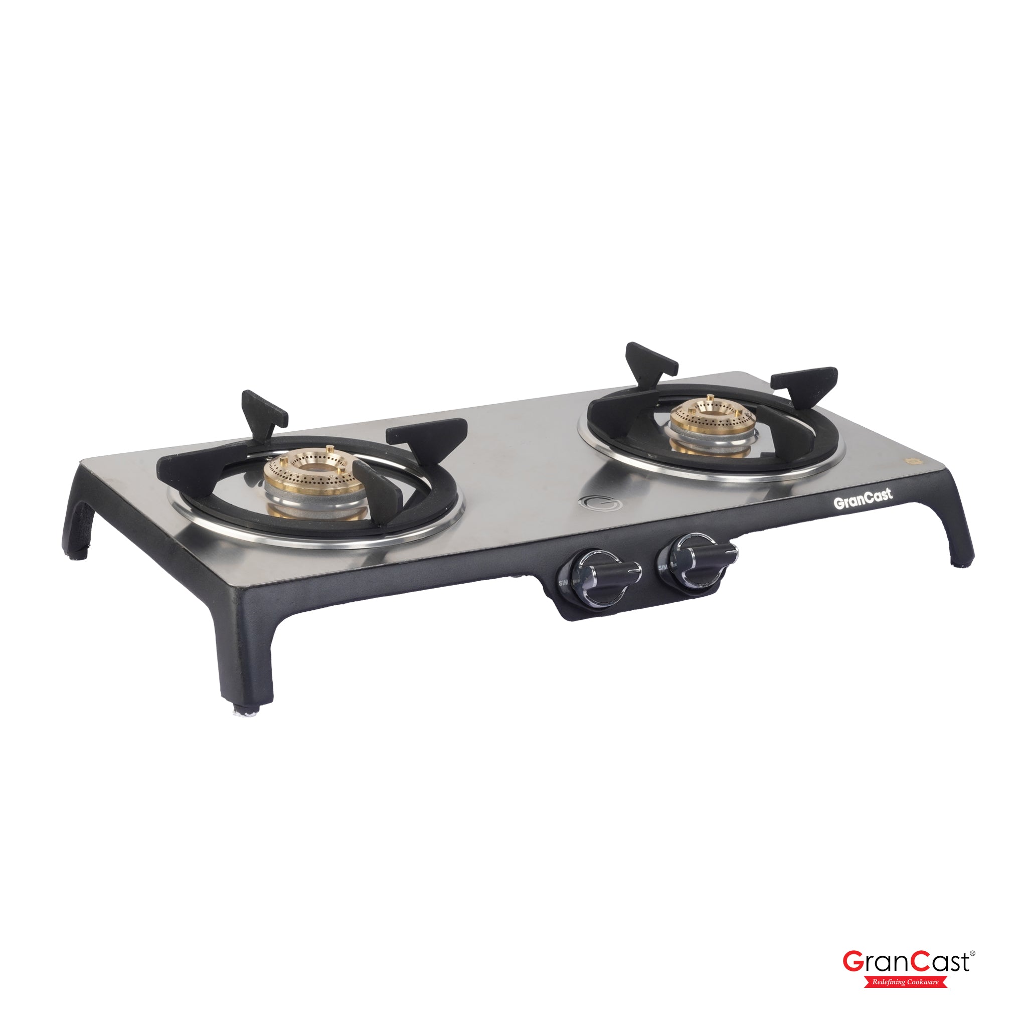 2B STAINLESS STEEL TOP CAST IRON GAS STOVE