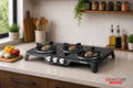 3B TOUGHNED GLASS TOP CAST IRON GAS STOVE