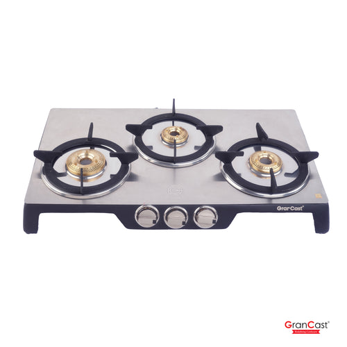 3B STAINLESS STEEL TOP CAST IRON GAS STOVE