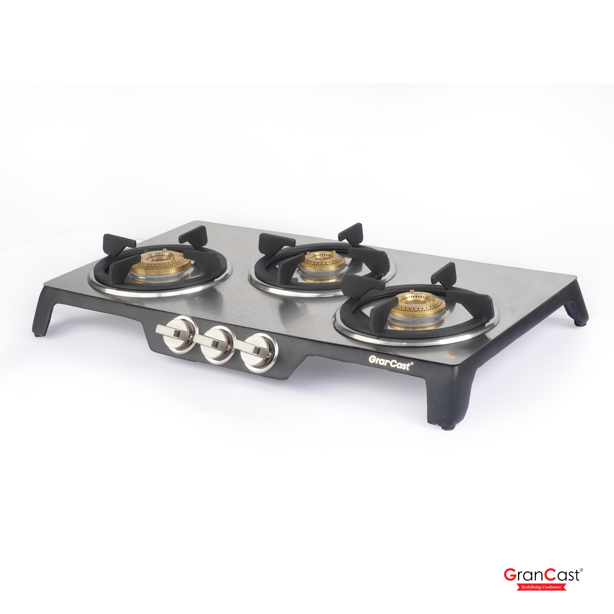 3B STAINLESS STEEL TOP CAST IRON GAS STOVE