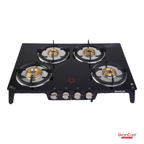 4B SLIM TOUGHNED GLASS TOP CAST IRON GAS STOVE