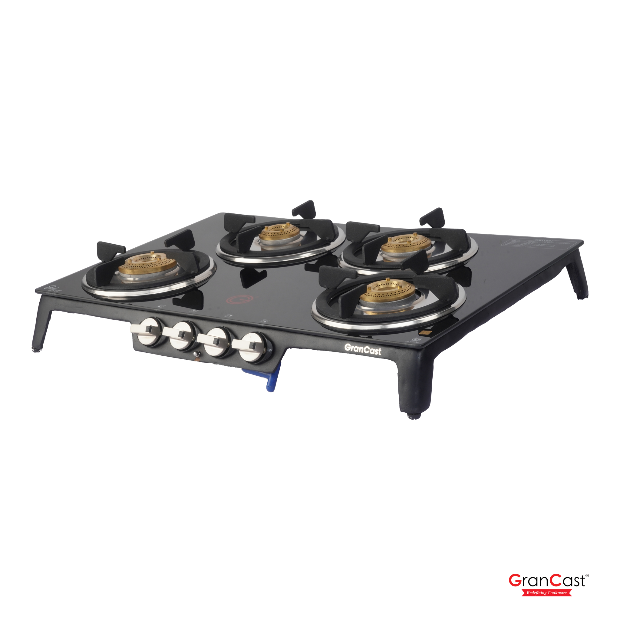 4B SLIM TOUGHNED GLASS TOP CAST IRON GAS STOVE